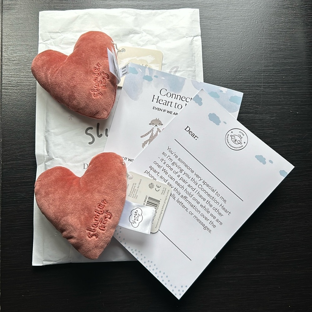 Slumberkins Connecting Hearts Set - NWT
